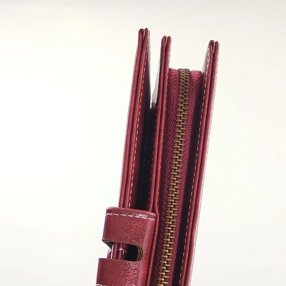 ✨✨BRAND NEW Womens Bifold Phone Wallet Cards Organizer - Picture 8 of 9